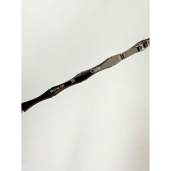 Lilly Pulitzer Carla Blue Bamboo Aviator Sunglasses - Picture 5 of 5